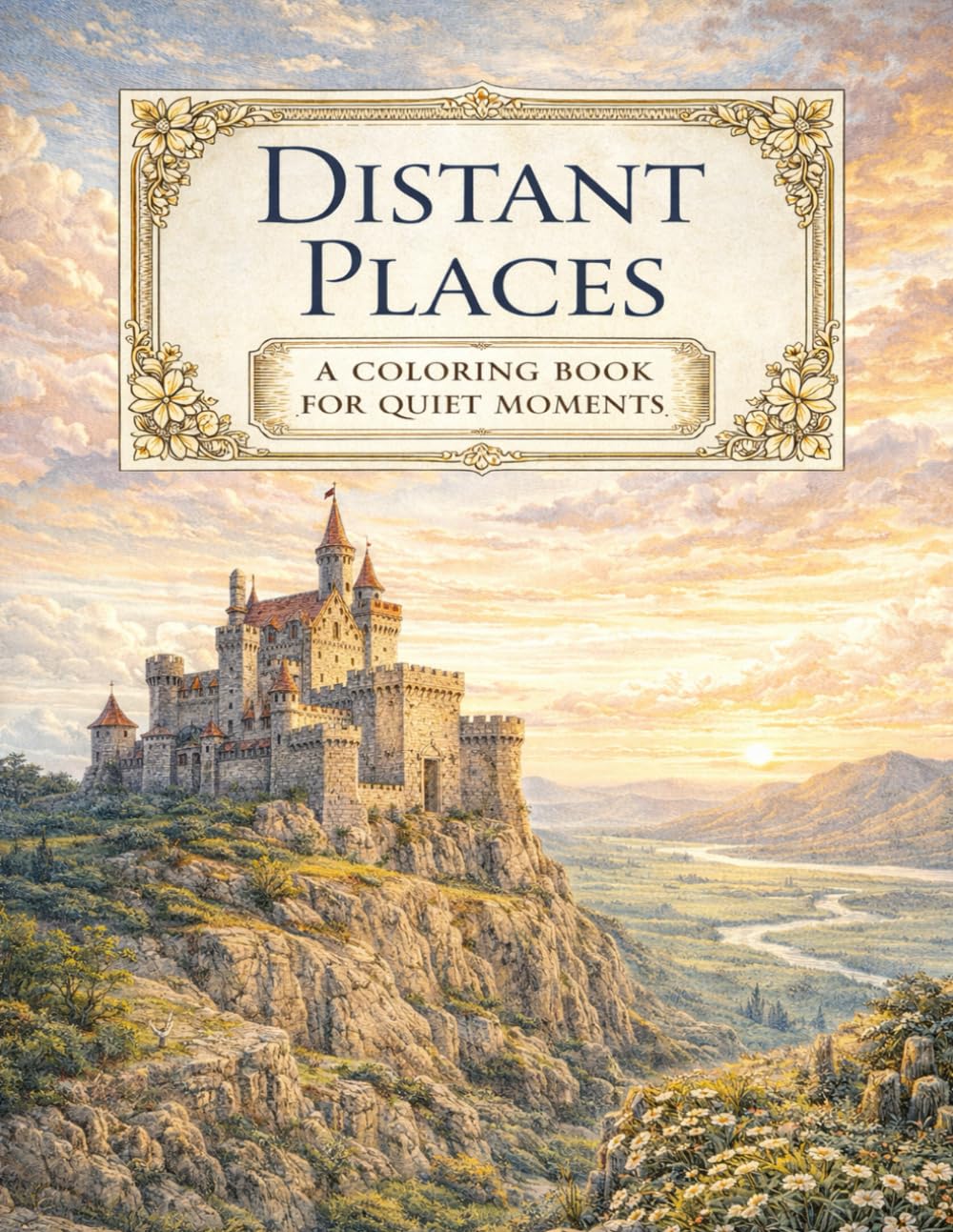 Distant Places: A Coloring Book for Quiet Moments