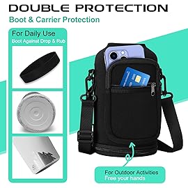 Half-gallon Insulated Water-Bottle with Straw - Stainless Steel Thermo Jug with Spout Straws Lids, Paracord Handle & Bottle Sleeve, 64OZ Vacuum Thermo Water Bottle for Camping Trip