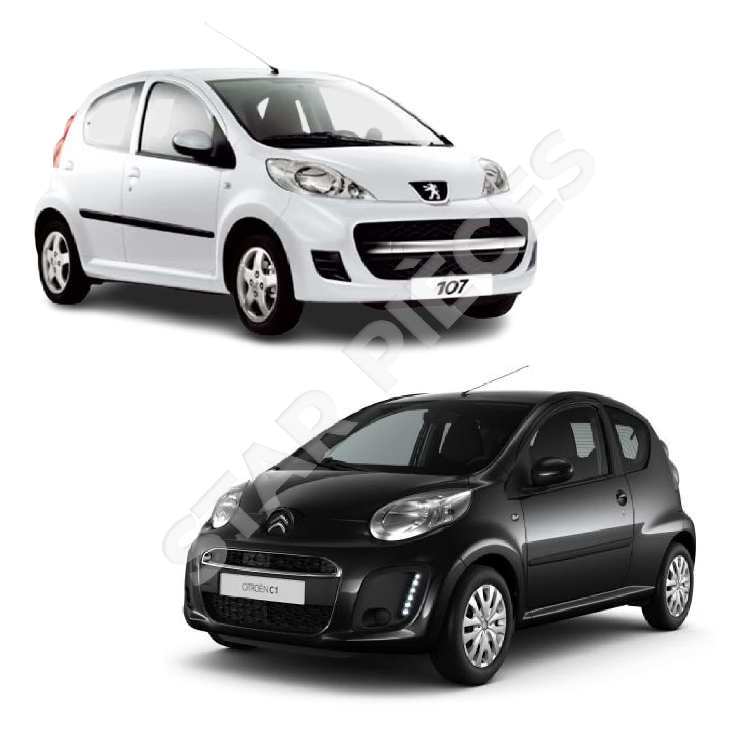 Commodo compatible pour C1, 107, Aygo (2005-2014) commande feux, phares, clignotants, ANTIBROUILLARDS ARRIÈRE UNIQUEMENT | 6253A0, 841400H010