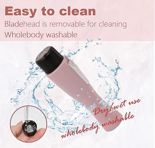 Miniatura 5 de Vaomts Depilación facial para mujeres, dispositivo de depilación sin dolor, afeitadoras faciales recargables para mujeres, maquinilla de afeitar