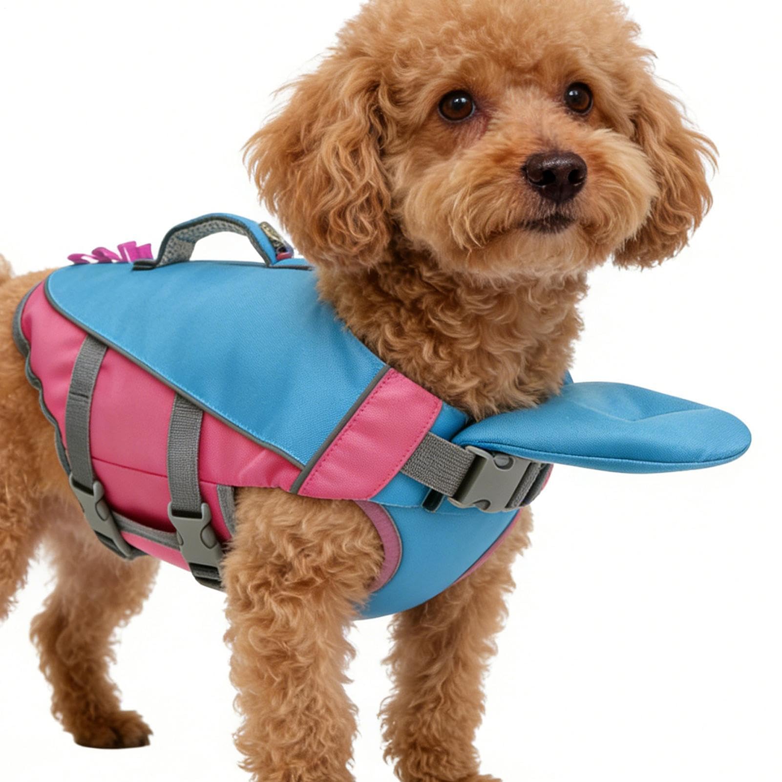Chaleco salvavidas para perro, reflectante flotante, protector antiasfixia, chaleco de flotación para perros, suministros para mascotas, para cachorros, razas pequeñas, medianas y grandes, piscina