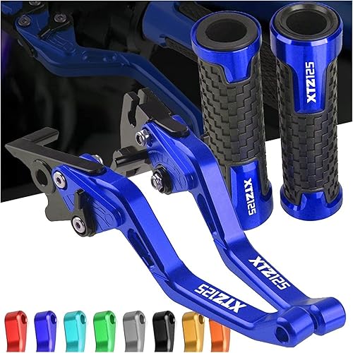Miniatura 5 de SOKAKI Accesorios de motocicleta para Yamaha XTZ125 XTZ 125 2014 2015 Accesorios de carreras de motocicletas CNC freno embrague palancas manillar