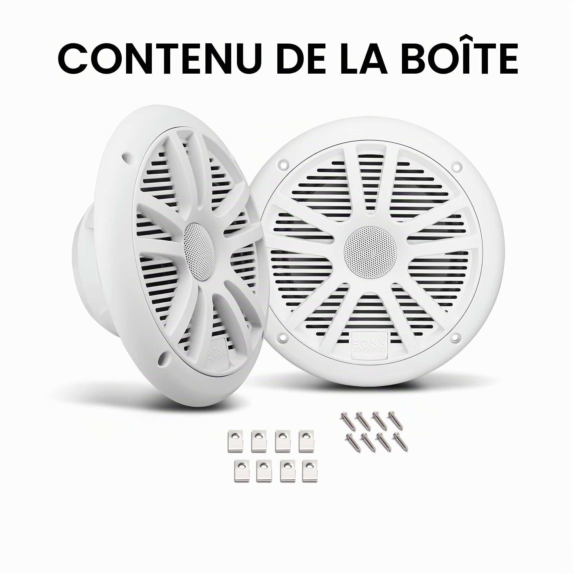 Boss Audio Systems MR6W Enceinte pour MP3 & Ipod Blanc