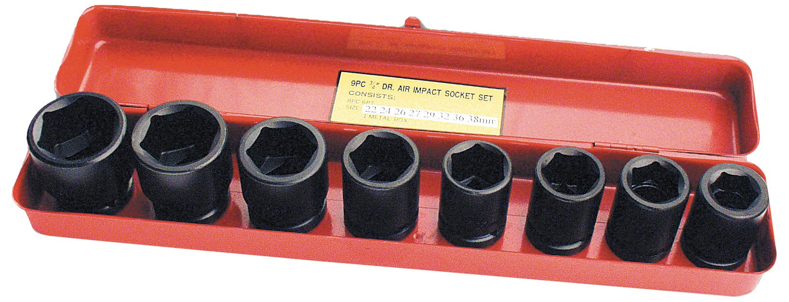 Mannesmann - M 1517 – Set dadi 3/4", 8 pz. in cassetta