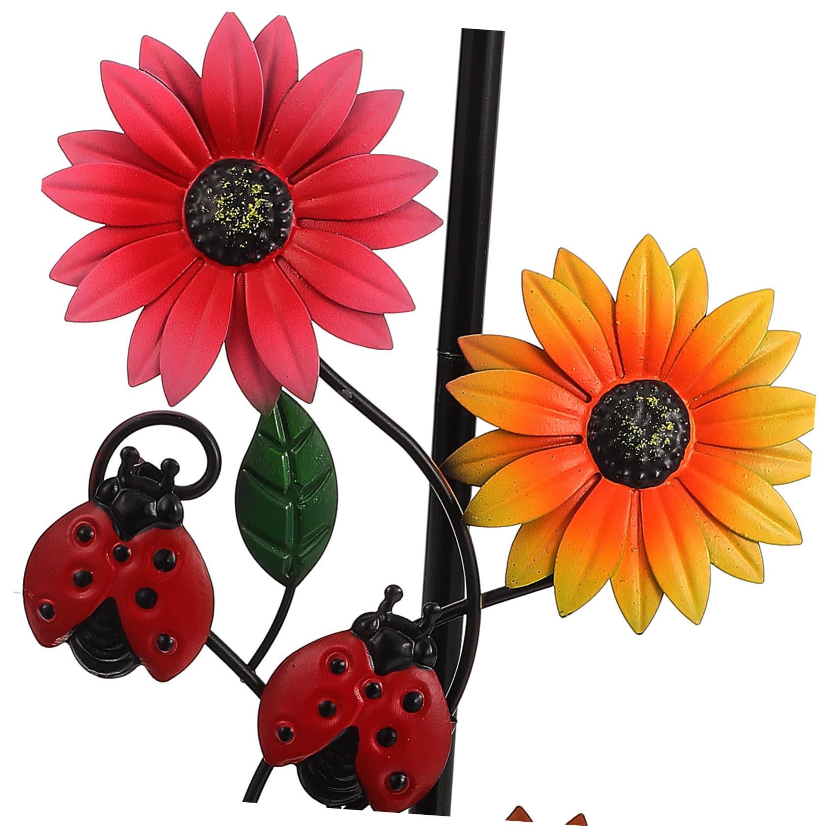 NUOBESTY Porta Rotolo di Carta Supporto Verticale a Forma di Girasole in Ferro Decorativo Base Stabile per Cucina e Soggiorno