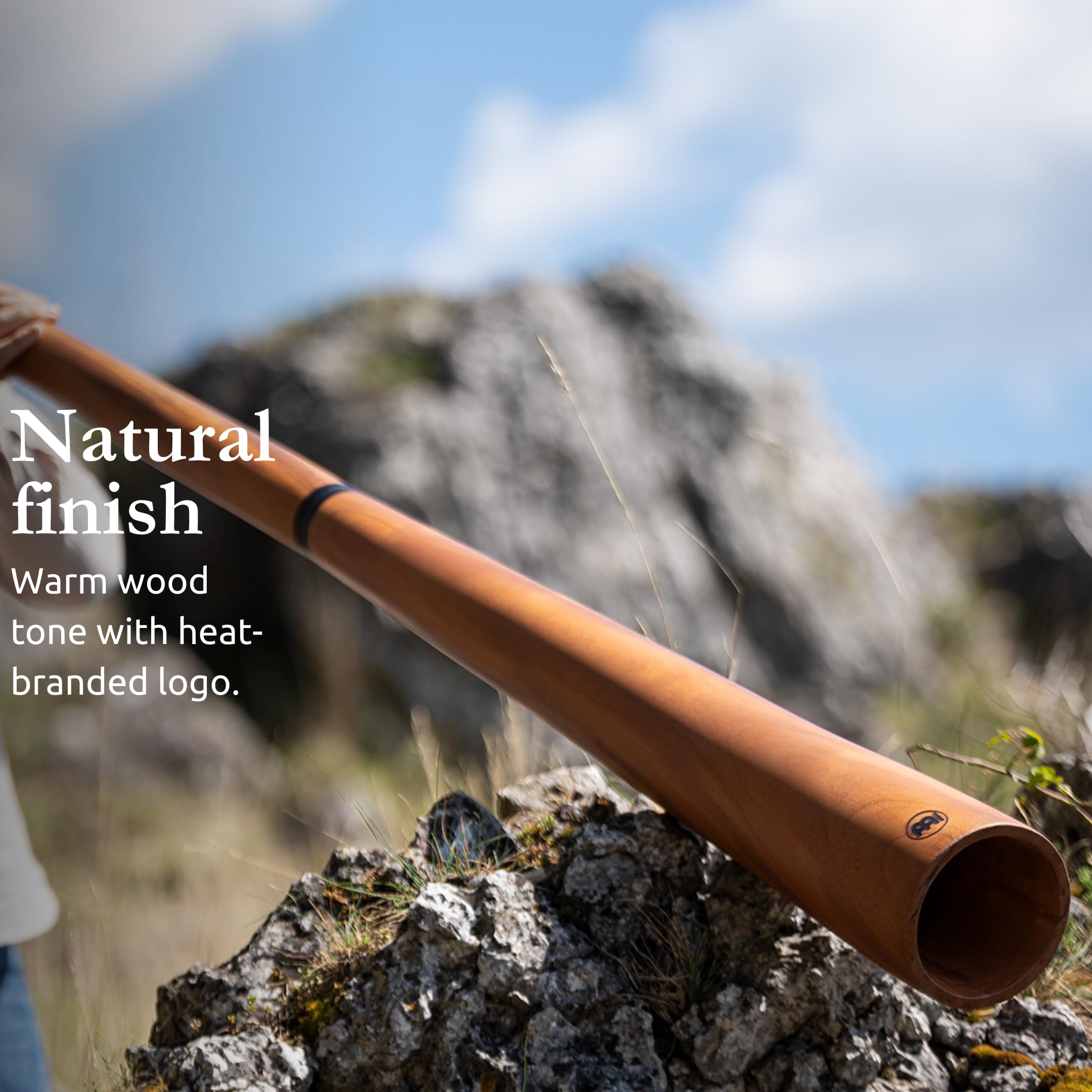 Sonic Energy Sliced Pro Didgeridoo Reise Instrument Schraubmechanismus Stimmung D Mahagoniholz Natur