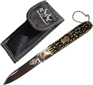 Knife 7.5 Inch 420C Pocket Knife Rose Wooden Handel for Men Folding Knife Outdoors & Sports Hunting Camping Hiking Best EDC Camping Knife - Best.Buy.Damascus1
