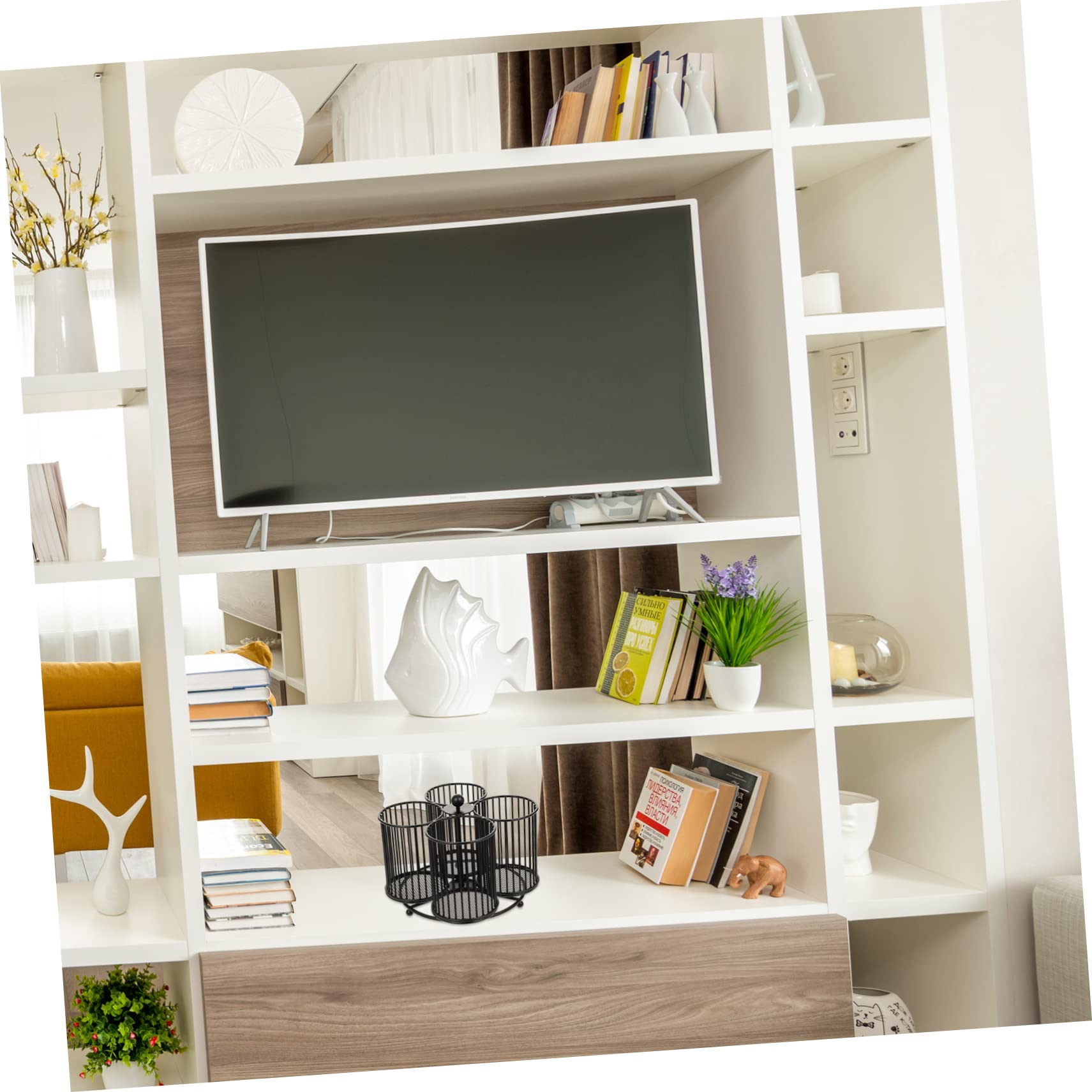 MAGICLULU Drehbarer Stifthalter Aus Metall Für Schreibtische Stiftebecher Mit Organizer-funktion Rutschfester Basis Für Büros Und Arbeitszimmer Make-up-pinselhalter Kompatibel