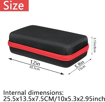 khanka Hard Storage Case Replacement for Milwaukee 2554-20 M12 Fuel Stubby 3/8 Impact Wrench, Case Only