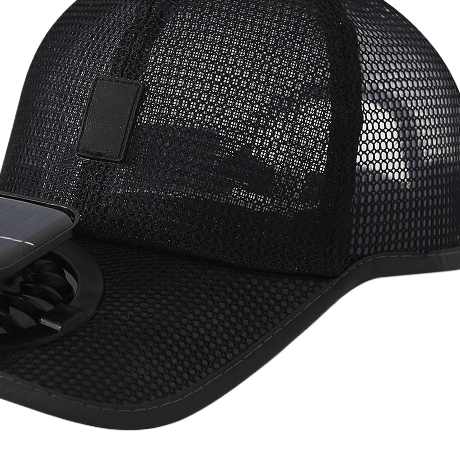 Cappello solare con ventola, protezione UV ricaricabile, cappello regolabile e rinfrescante per pesca, per esterni, spiaggia, estate, vacanze, campeggio, escursionismo, viaggi, adulti, uomini e donne