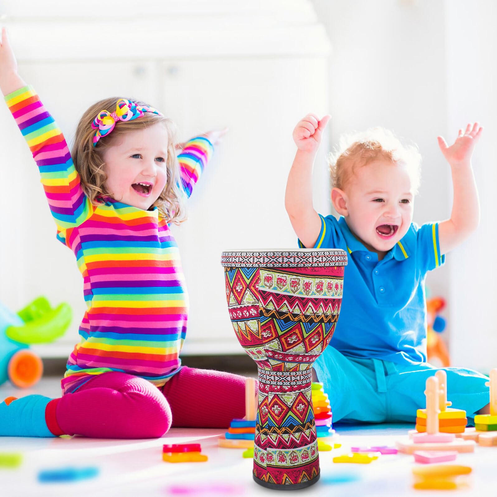Tamburo per Bambini 8,5 Pollici ABS Leggero per Principianti