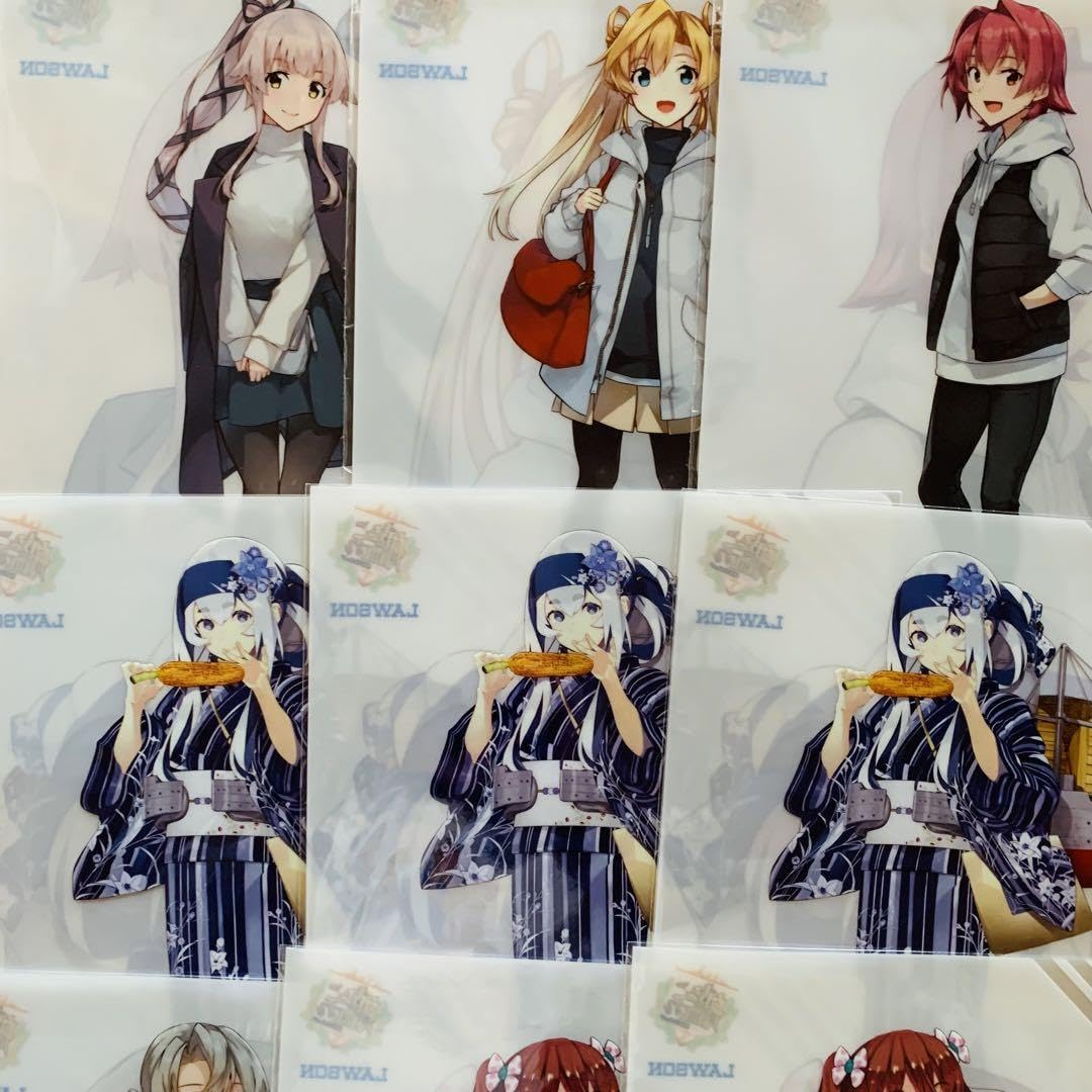 Amazon.co.jp: 艦これ ローソンコラボ クリアファイル アニメグッズ