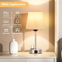 Kakanuo érintésérzékeny asztali lámpa szett 2db USB töltéssel szürke árnyalattal 5