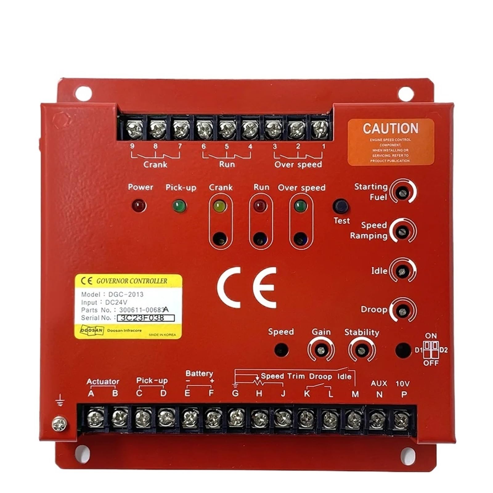DGC-2013 Generator Speed Governor Engine Control Board Controller 1Pcs