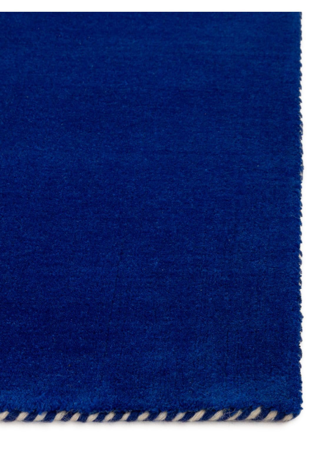 carpetfine Petit Tapis de Laine Gabbeh Lola Bleu 60x90 cm | Tapis Moderne pour Le Salon et la Chambre à Coucher