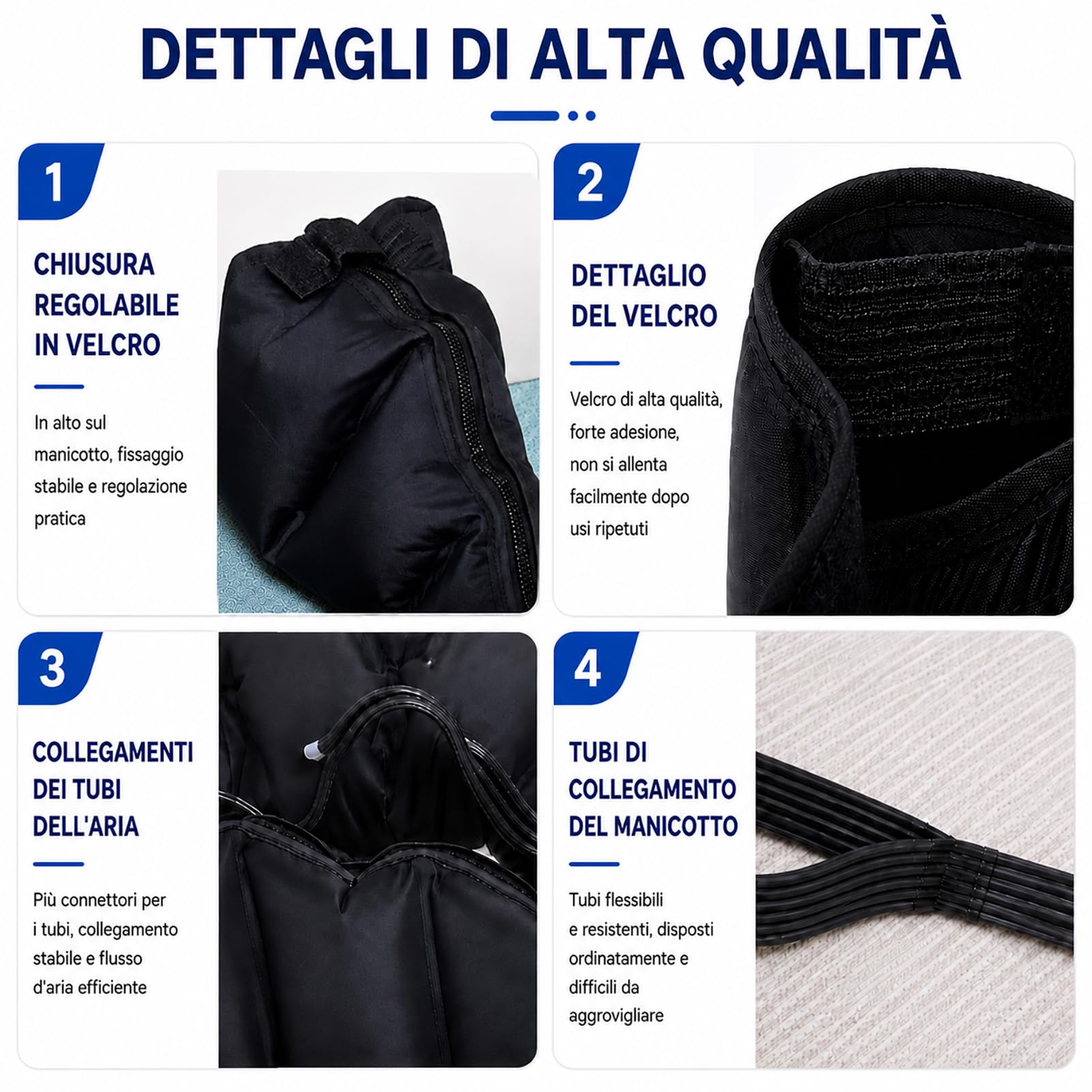 Pressoterapia Linfodrenaggio Professionale per Casa con Gambali E Pantaloni