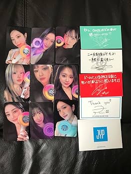 Amazon.co.jp: TWICE ペンライト トレカ コンプ メッセージカード JYP