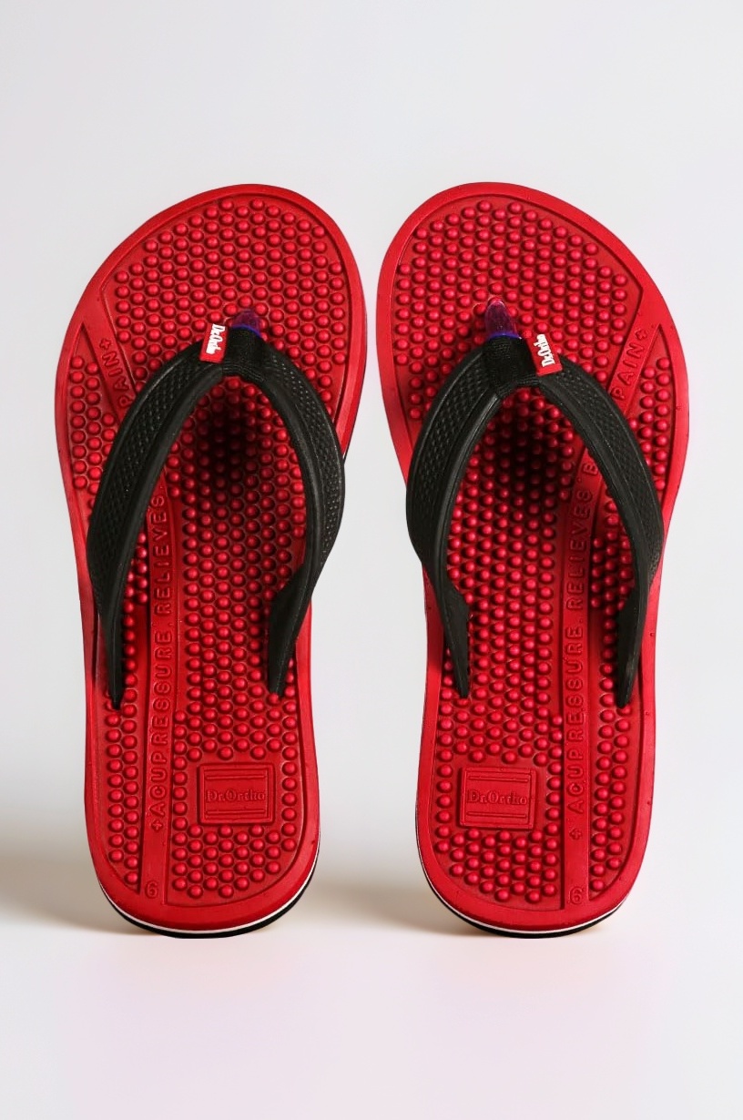 Ladies Acupressure Slippers | Flip-Flops | Women's & Girl's Slippers | Comfortable & Lightweight | Soft Foot Massager | All Day Wear
