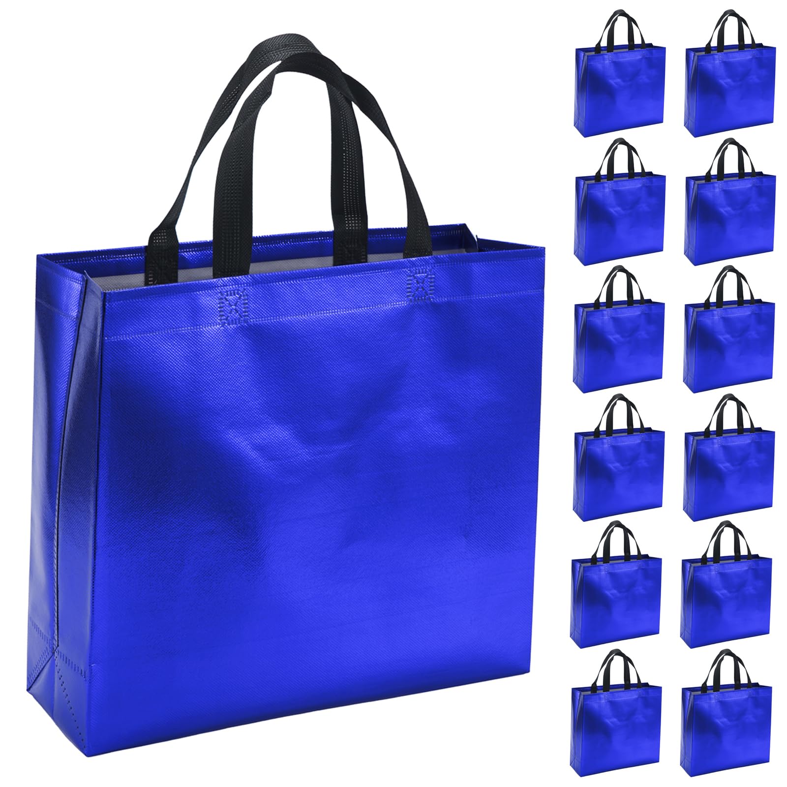 LOOKSGO 12 Pcs Present Gift Bags Reusable Gift Bag for Party Wedding