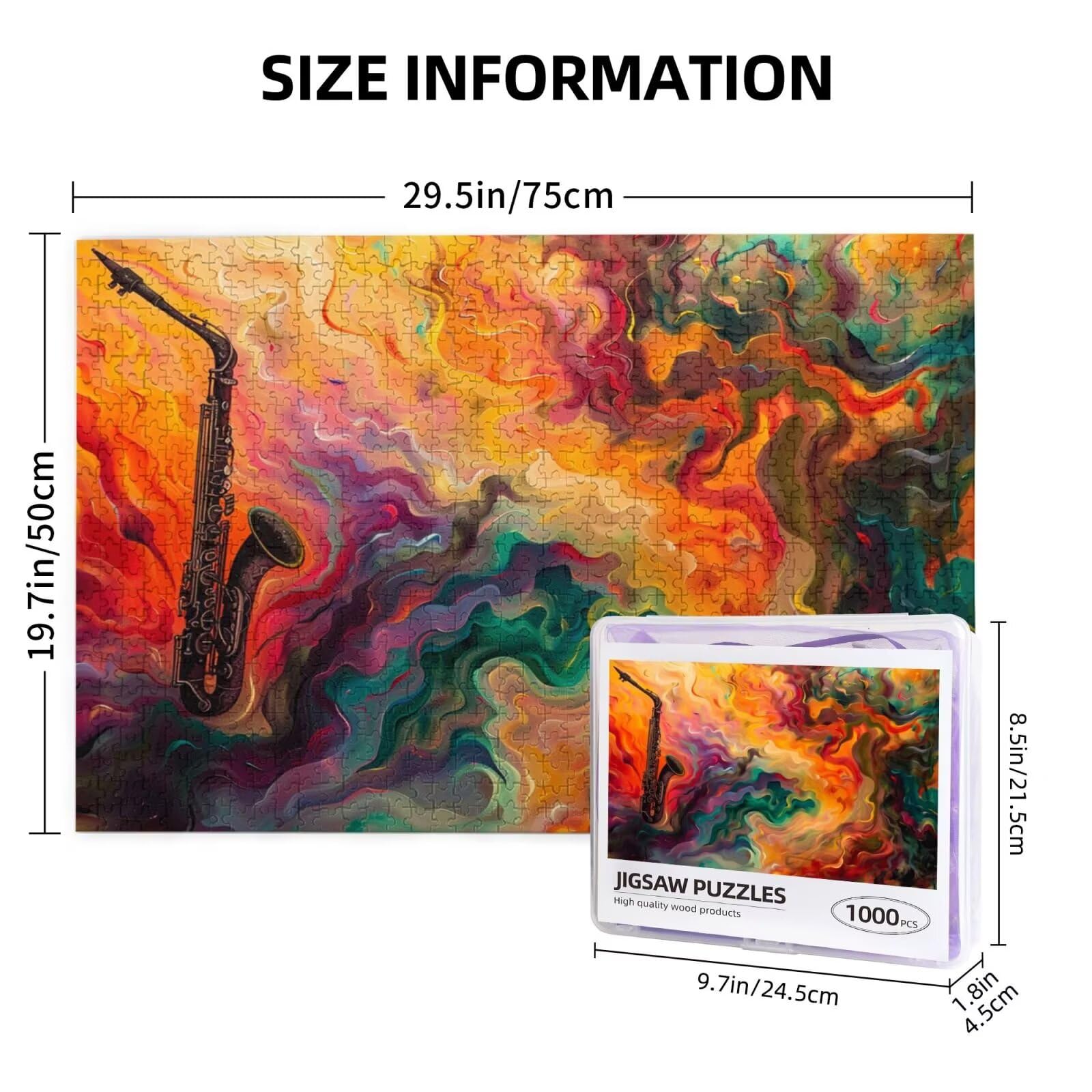Puzzle fantastyczne 6000 elementów, chmury, puzzle dla dorosłych, z pudełkiem na prezent, "zrób to sam", duże drewniane puzzle dla dorosłych, gra zręcznościowa dla całej rodziny, prezenty dla kobiet