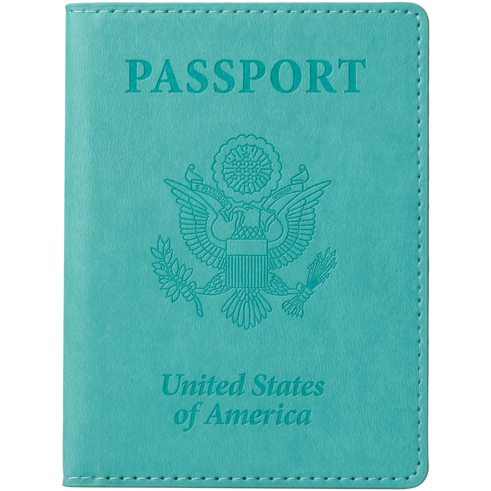 TIGARI Passport Holder for Travel Women Men, Valentines Day Gifts PU Leather Wallet Cover Case Sleeve, Waterproof Protected Document Organizer,