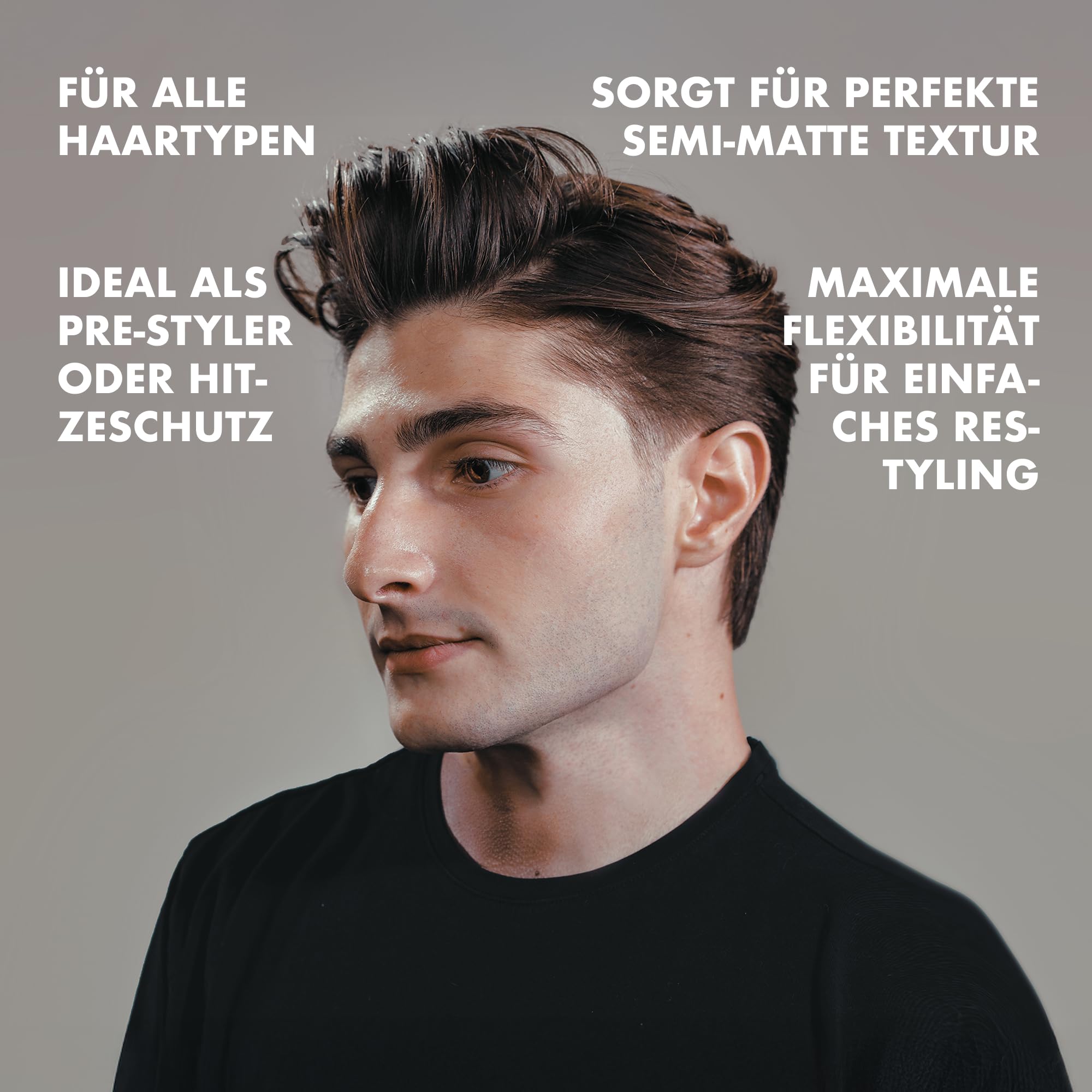 Hanz de Fuko Sponge Wax – Premium Styling-Paste für Männer – mittlerer Halt, mattes Finish – zertifizierte Bio-Inhaltsstoffe – 56 g