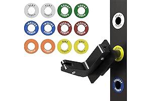 Mikolo Squat Rack Power Cage Reminder Labels for Garage Gym Accessories