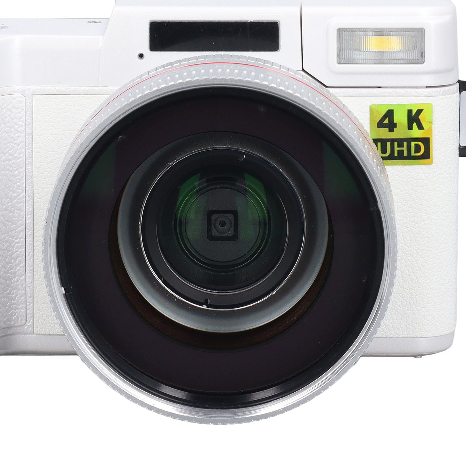 Cámara Digital 4K para Fotografía, Enfoque Automático, Cámara Vlogging de 48MP para Youtube con Pantalla Abatible de 3'' y 180°, Cámara de Viaje Compacta con Zoom Digital 4X y