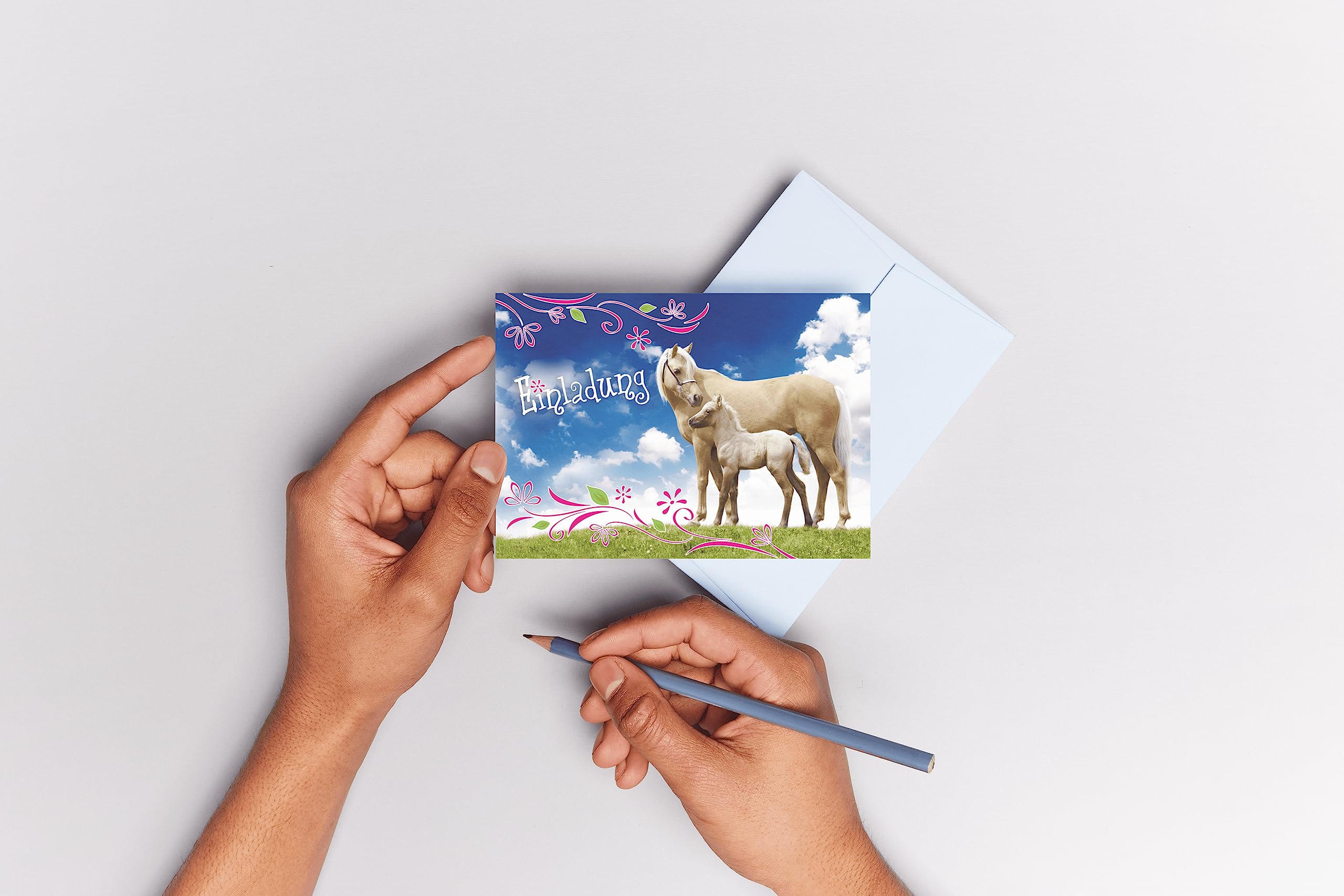 EDITION COLIBRI SET 3 10780 Lot De 12 cartes D'invitation Pour Anniversaire D EUR 18,00 - FR