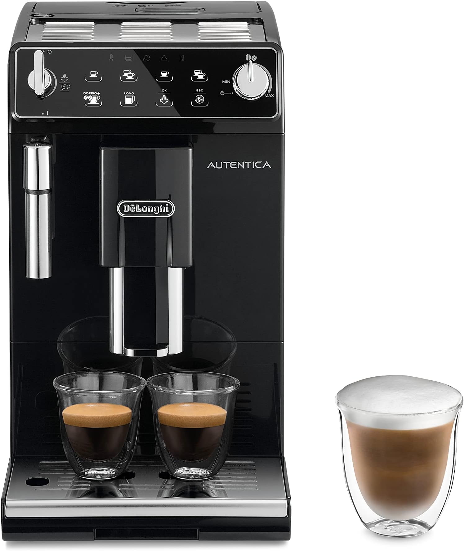 De'Longhi Autentica, Automatic Bean to Cup Coffee Machine, Cappuccino
