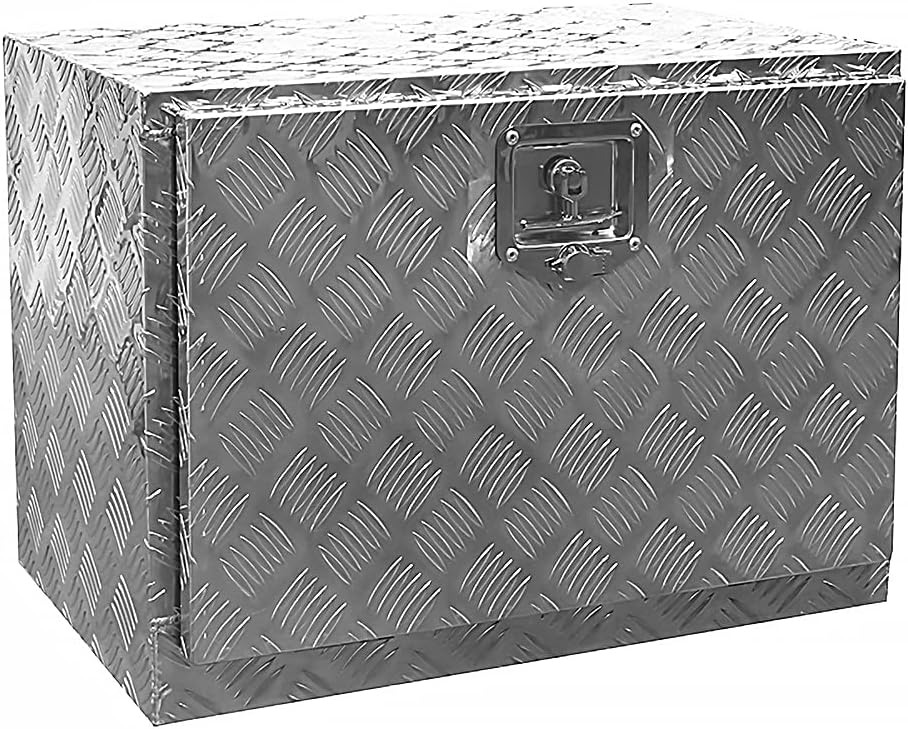 Stark 24" Aluminum Truck Box Underbody Tool Box RV ATV Trailer Storage Tote Pickup RV Truck