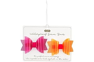 Mud Pie Waterproof Girls Swim Bows