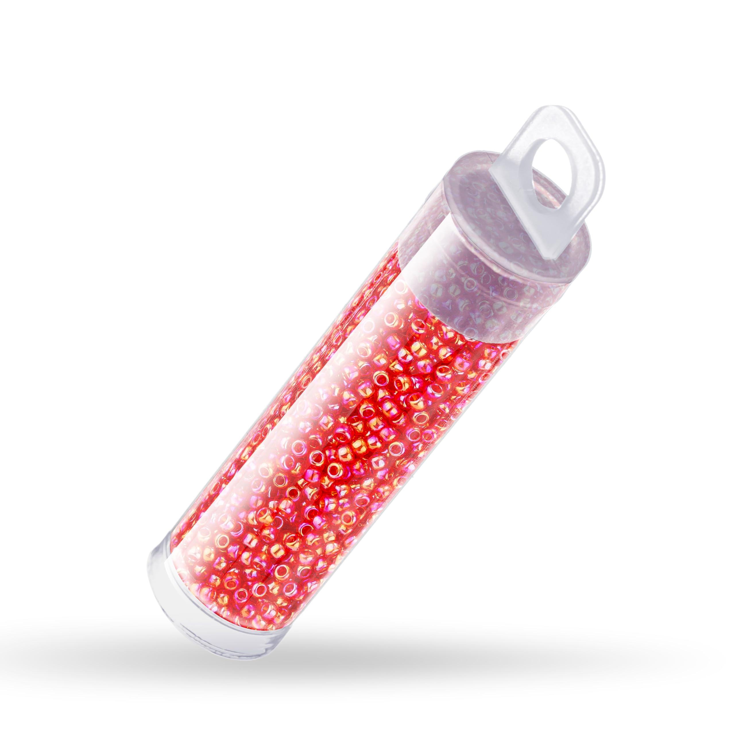 Toho Size 11/0 Seed Beads Trans. Rainbow Siam Ruby 8.2g