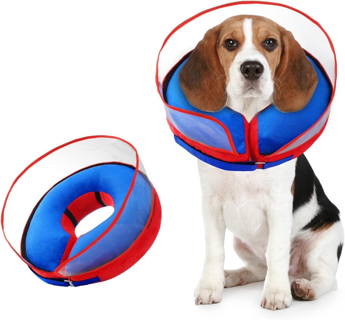 Inflatable Dog Recovery Collar, Adjustable Pet Collar