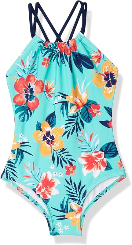 Girls Jasmine Beach Sport Halter One Piece Swimsuit