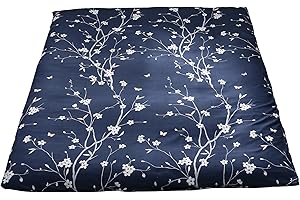 MAXYOYO Futon Sheet - Super Soft and Machine Washable Navy Floral Cover...