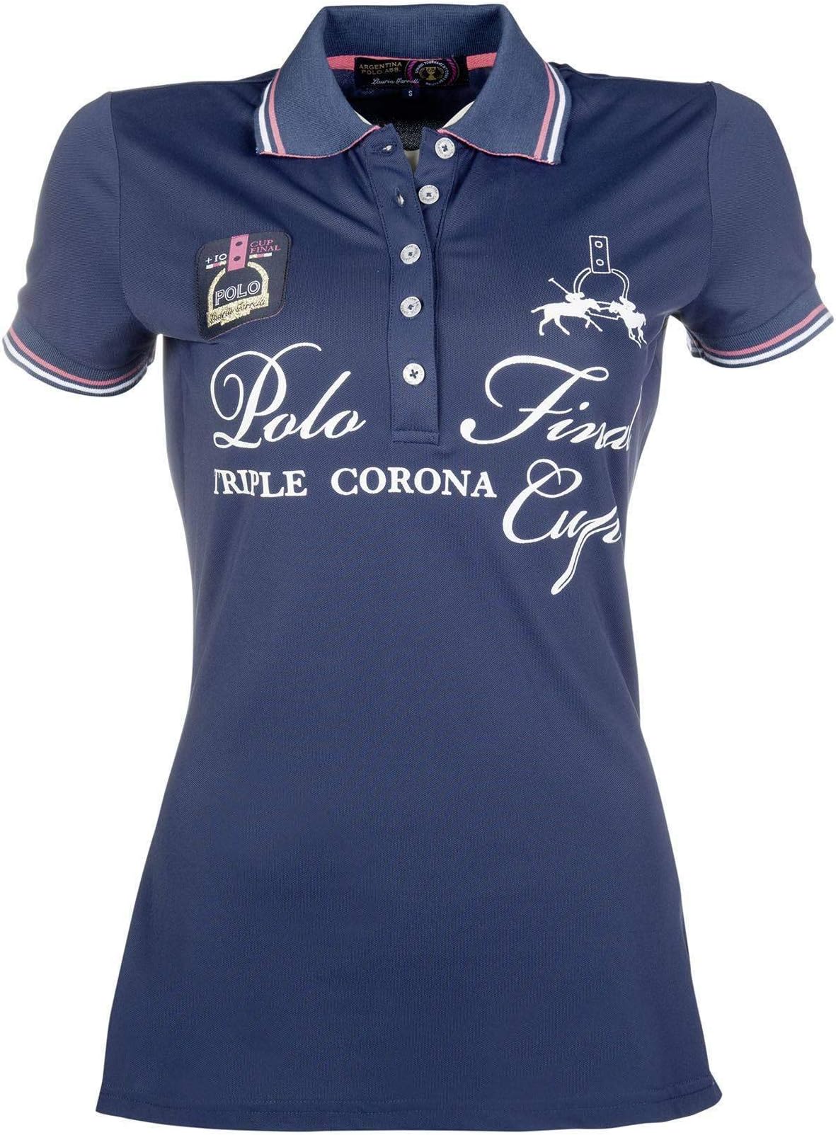 Lauria Garrelli Santa Rosa Polo Shirt - Horse Riding Stretchy Competition Eventing Top
