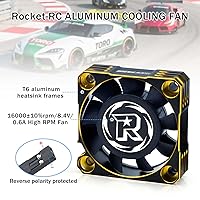 Vista 5 de Ventilador de refrigeración de motor de 40 mm 16000 RPM Ventilador ESC Ventilador de refrigeración RC para camión RC 1/5 1/6 40 mm de diámetro