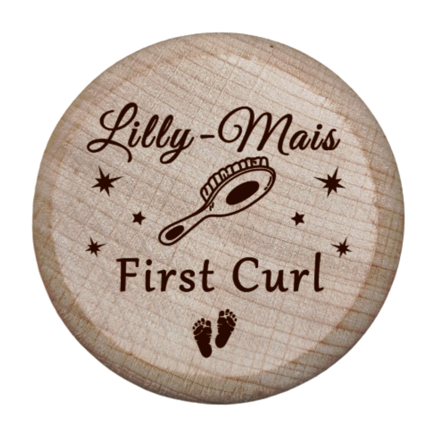 Personalised First Curl Box Gift Baby First Curl For Boys and Girls