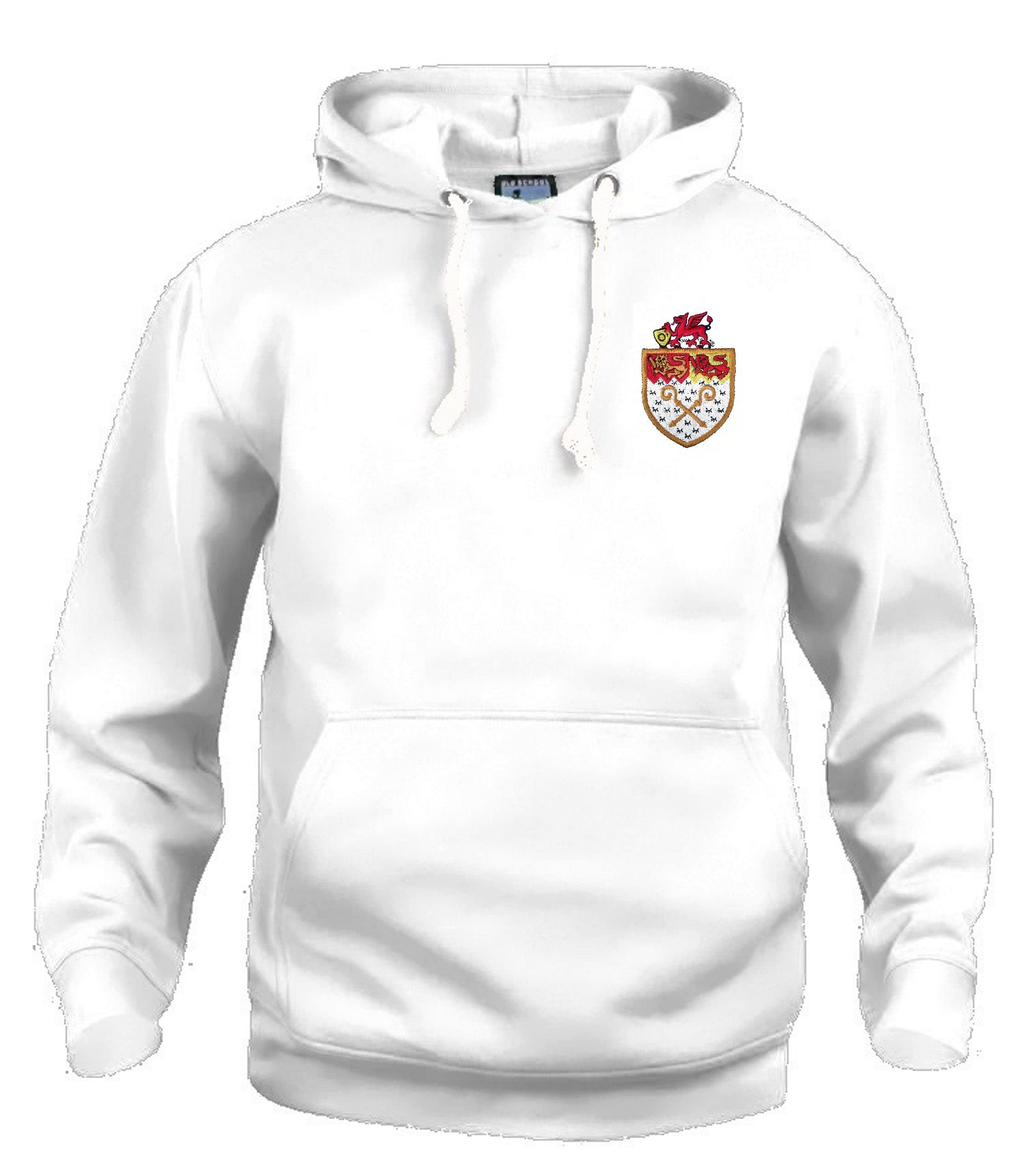 Old School Football Hoodie White
