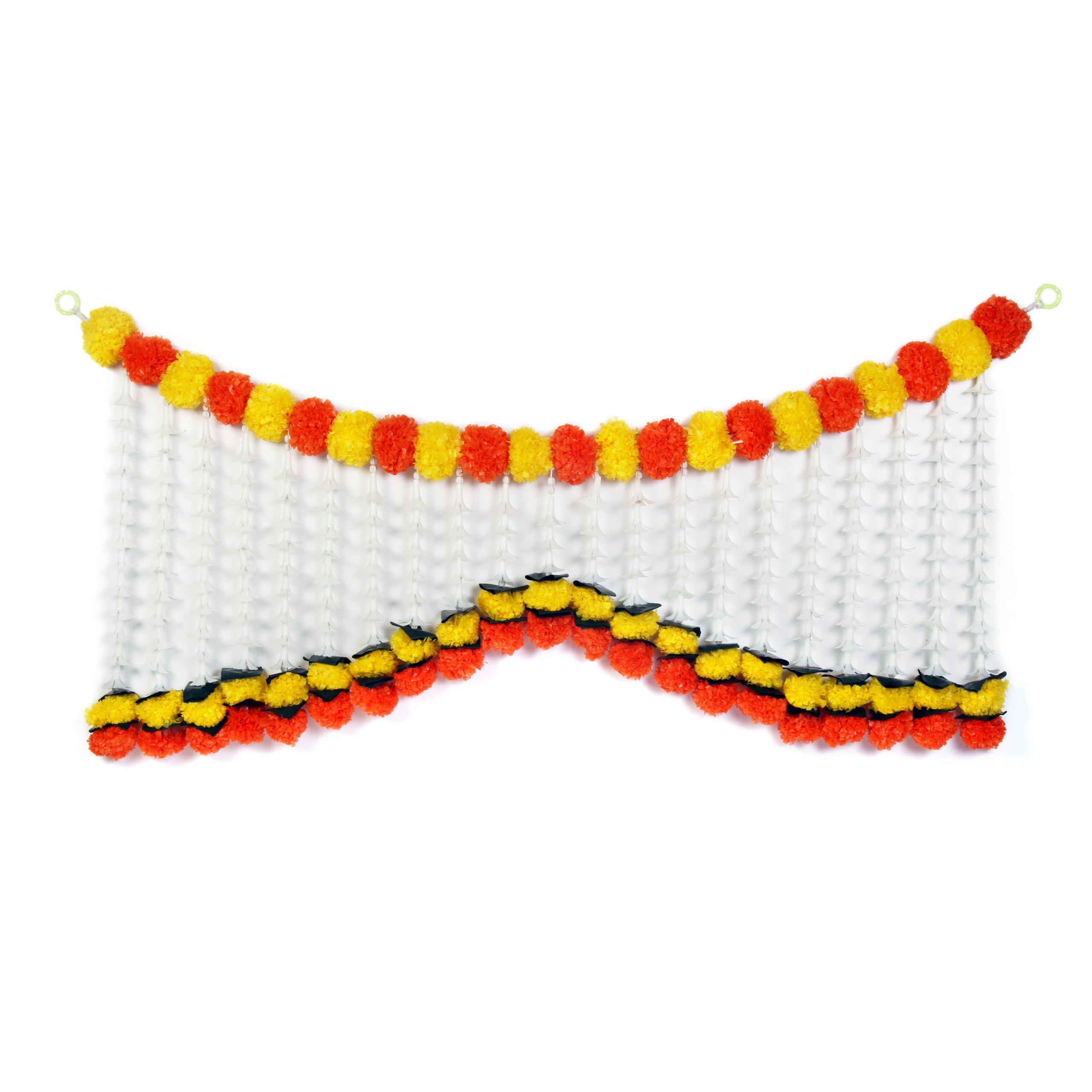 Door Hanging Toran Indian Thorans Atificial Flower Garland Pooja Mandir Door Diwali Decoration Toran Indian Housewarming Decor Marigold Jasmine Toran Door Toran Navratri Decor