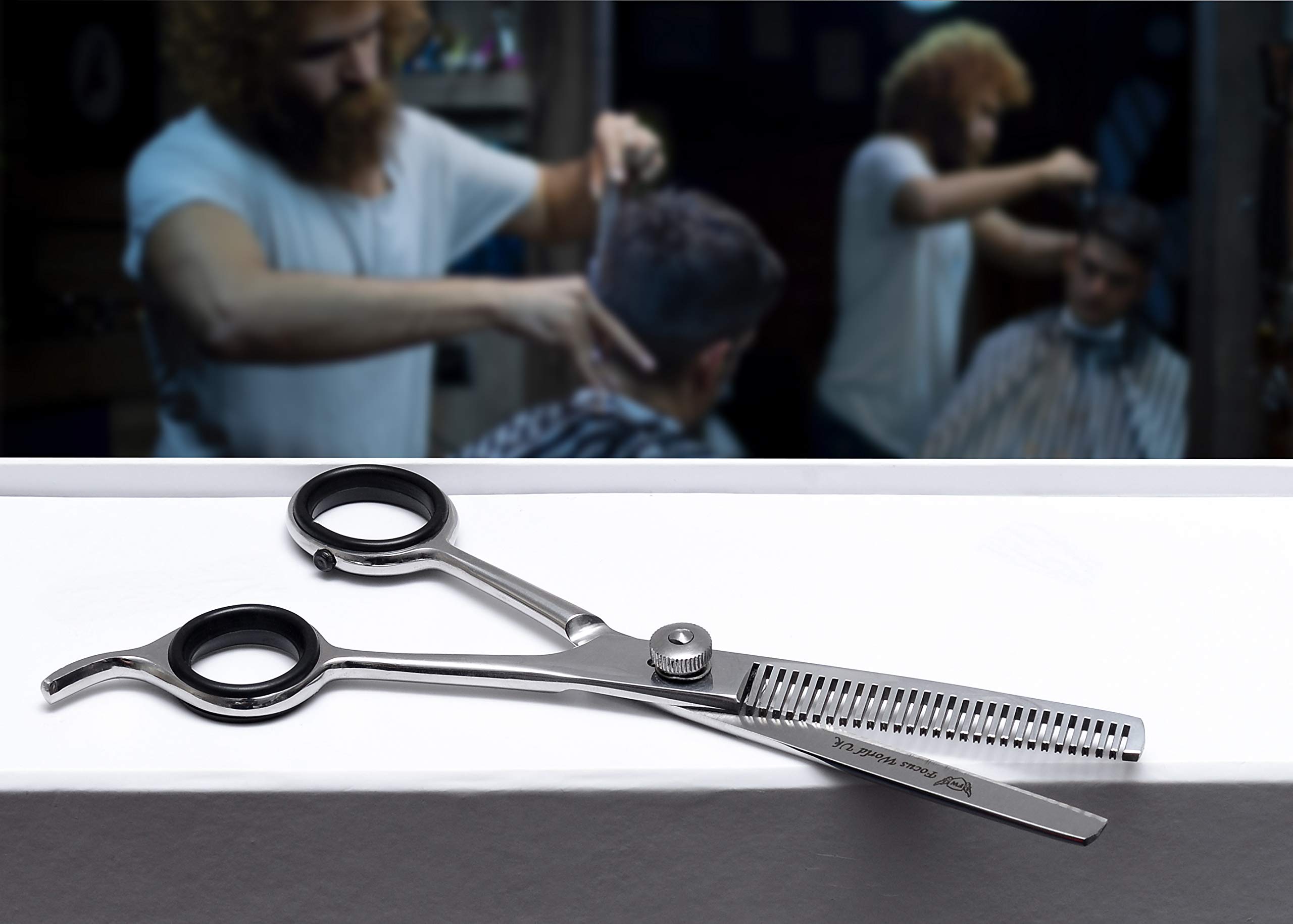 Professionelle Effilierschere 16,5 Cm – Scharfe Friseurschere Mit Verstellbarer Spannung