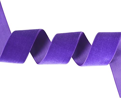 Miniatura 176 de Ribest Cinta de terciopelo verde musgo de 1 1/2 pulgadas, 10 yardas, cinta de Navidad para envolver regalos, corona, árbol de Navidad, decoración