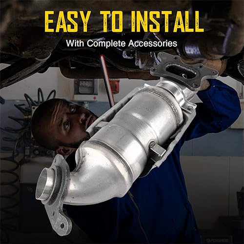 Miniatura 5 de KAX Convertidor catalítico para Civic 2006-2009 (excepto GX) 1.8L, 2010-2011 Civic 1.8L Catalizadores 16641, 18190-RMX-A00, 49735, 202-1107, 40958,