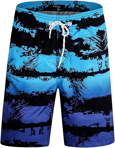 APTRO - Traje de baño para hombre, de secado rápido, de 23 cm, trajes de baño de playa para hombres grandes y altos