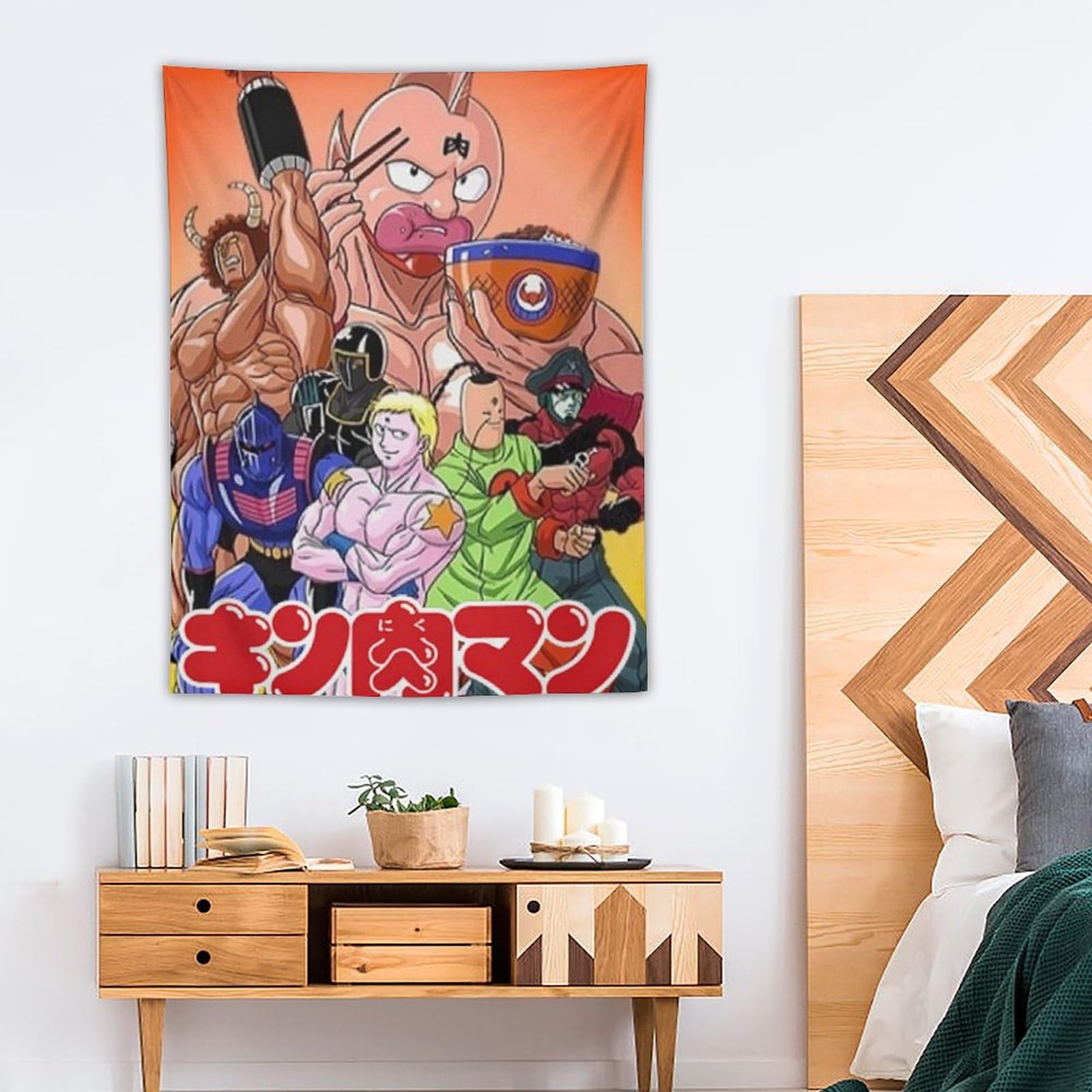 Amazon.co.jp: キン肉マン タペストリー 壁掛け 人気 布ポスター 壁