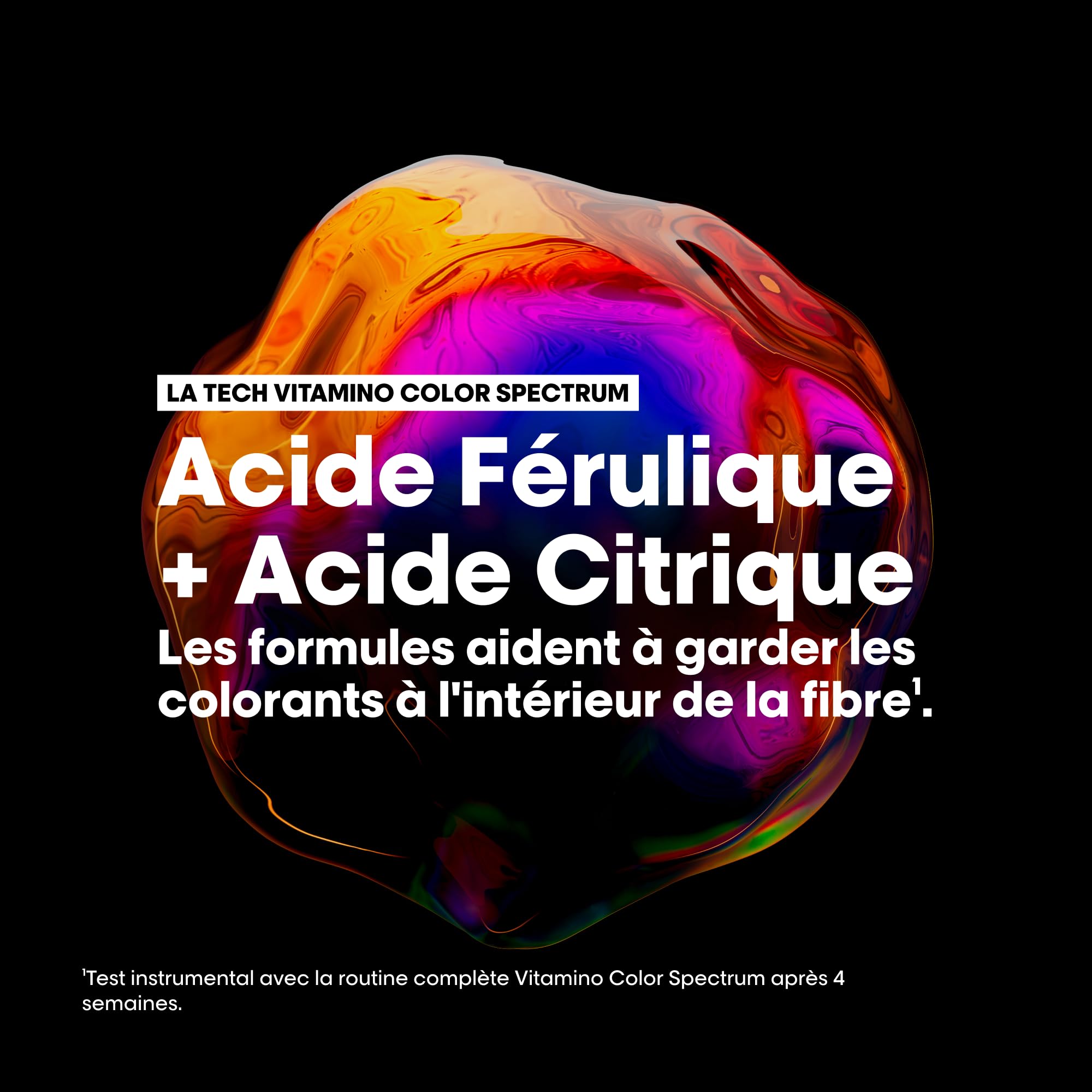 L'OREAL PROFESSIONNEL - Pour Cheveux Châtains - Anti-Reflets Orangés - Préserve La Coloration Jusqu'À 100 Jours - Cheveux Nourris & Brillants - Vitamino Color Spectrum