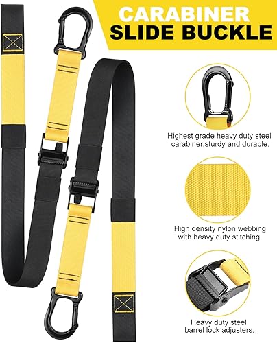 Miniatura 3 de Kit de entrenamiento de resistencia para el hogar, correas de ejercicio de entrenamiento de resistencia con asas, anclaje de puerta y bolsa de