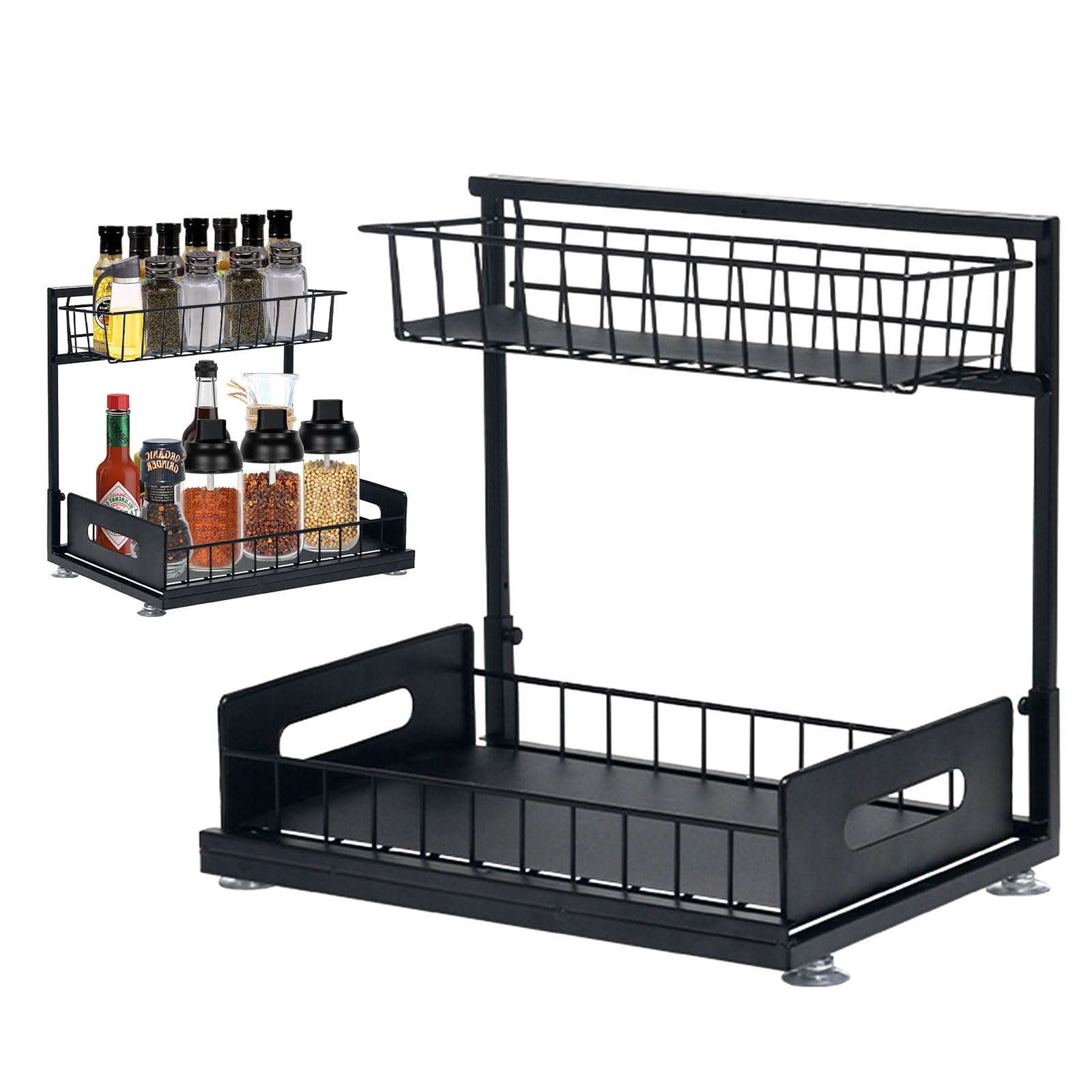 Organizzatore Lavandino Con Drenaggio Auto-Svuotante - Acciaio Inox Per Cucina E Bagno - Foto 2