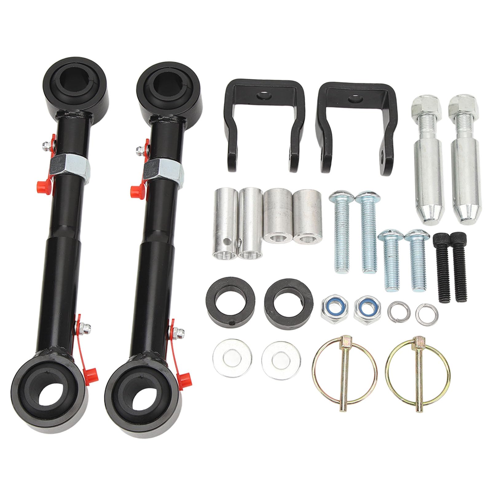 Einstellbarer Front-Swaybar-Trennung, Schnelleres System für TJ JKS 1997-2006. Körperlifte Passen Sich von 2,5 Zoll auf 6 Zoll ein. Edelstahl mit Hoher Festigkeit, Einfach